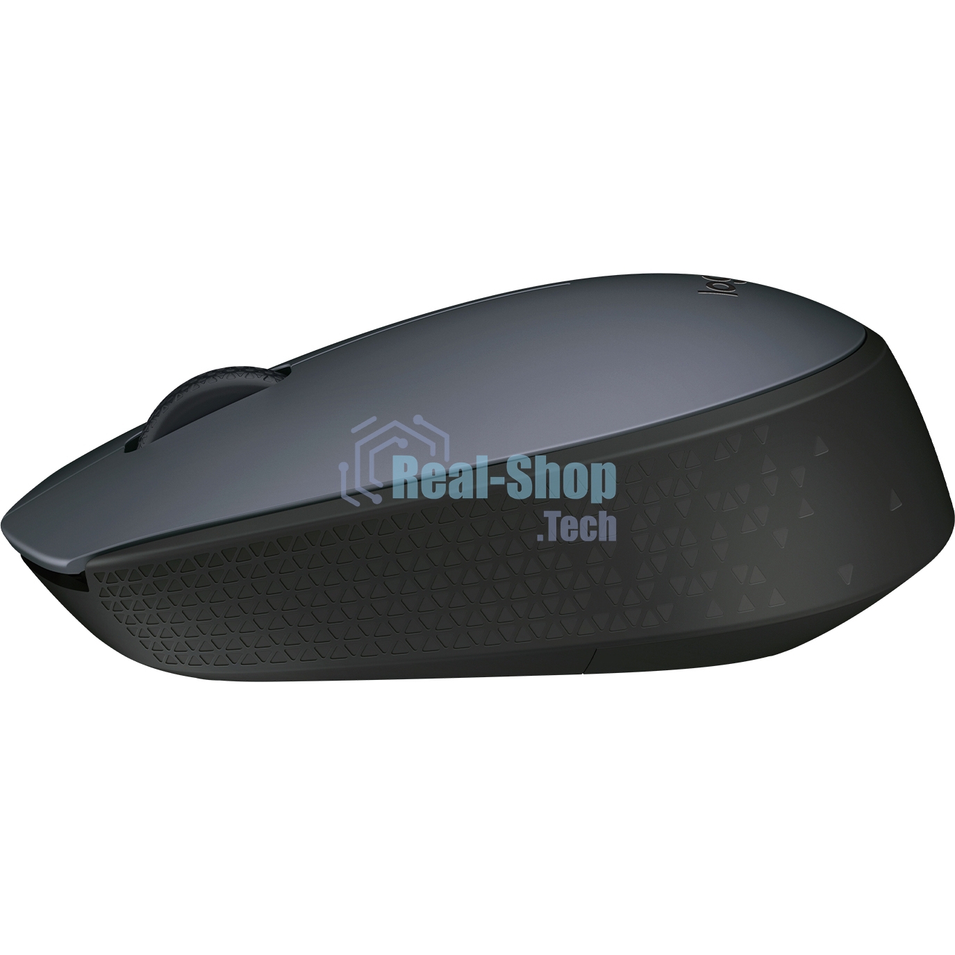 Мышь беспроводная Logitech M170 черный/темно-серый, 1000 dpi, радиоканал, USB, кнопки - 3