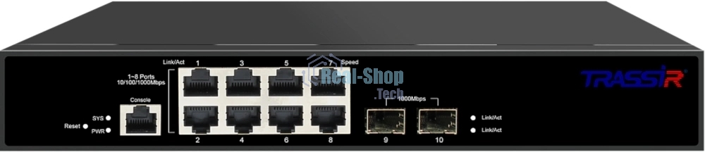 Коммутатор Trassir TR-NS24102S-120-8PoE