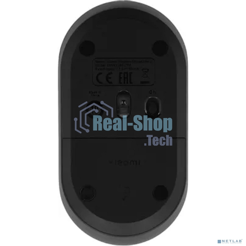 Мышь беспроводная Xiaomi Wireless Mouse Lite 2 черный, 1000 dpi, радиоканал, USB, кнопки - 3