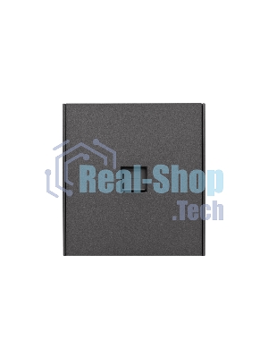 Розетка компьютерная Kranz STRONG компьютерная RJ45 кат6 с/у графит