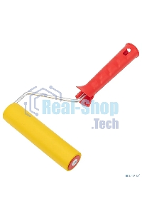 Валик Rexant для прикатки обоев резиновый, ширина ролика 150 мм, ручка 6 мм