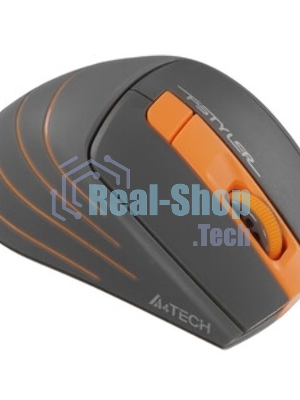 Мышь беспроводная A4Tech Fstyler FG30S серый, 2000 dpi, радиоканал, USB, кнопки - 6