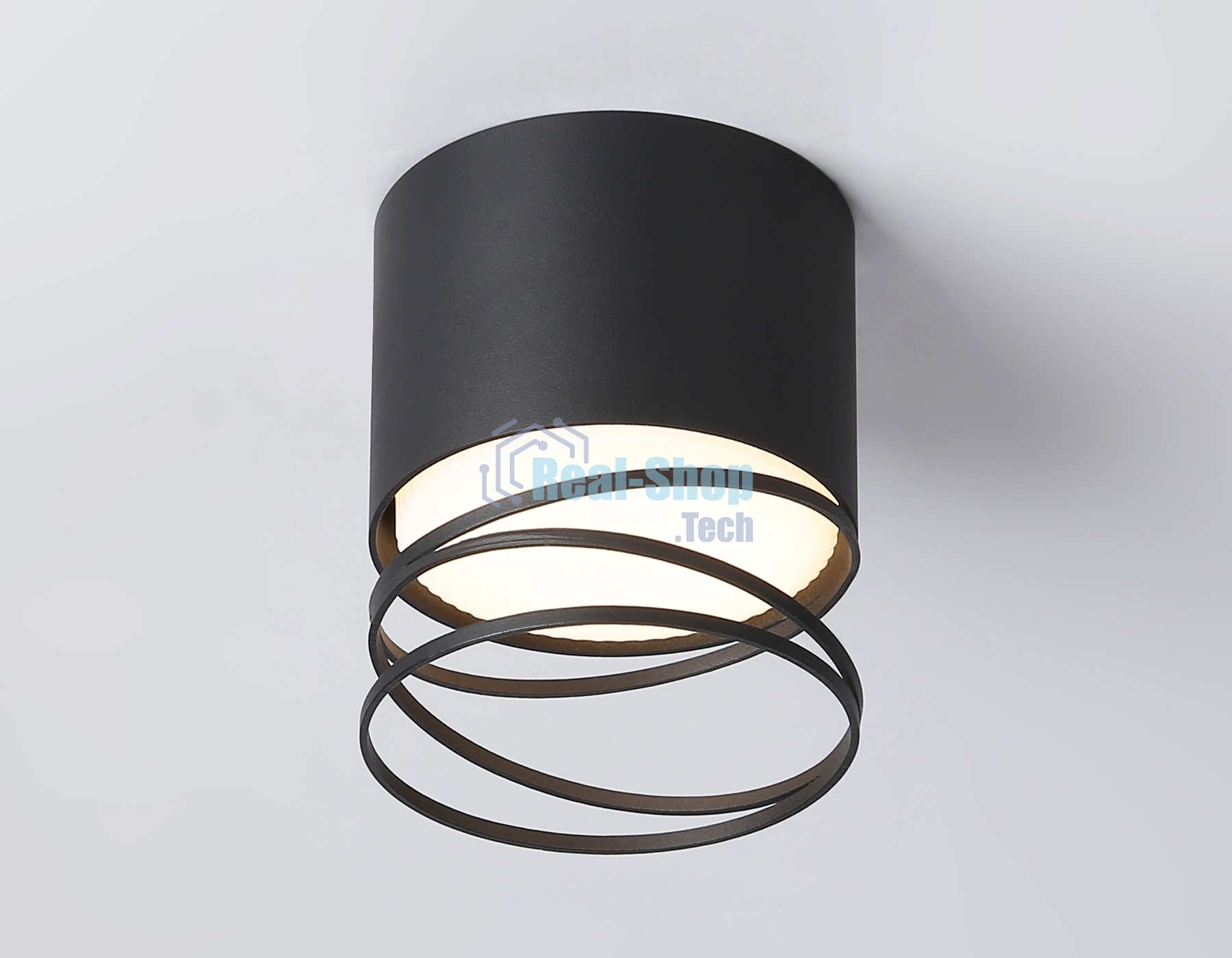 Светильник Ambrella light TN71105 BK черный GX53 max 12W D82*110