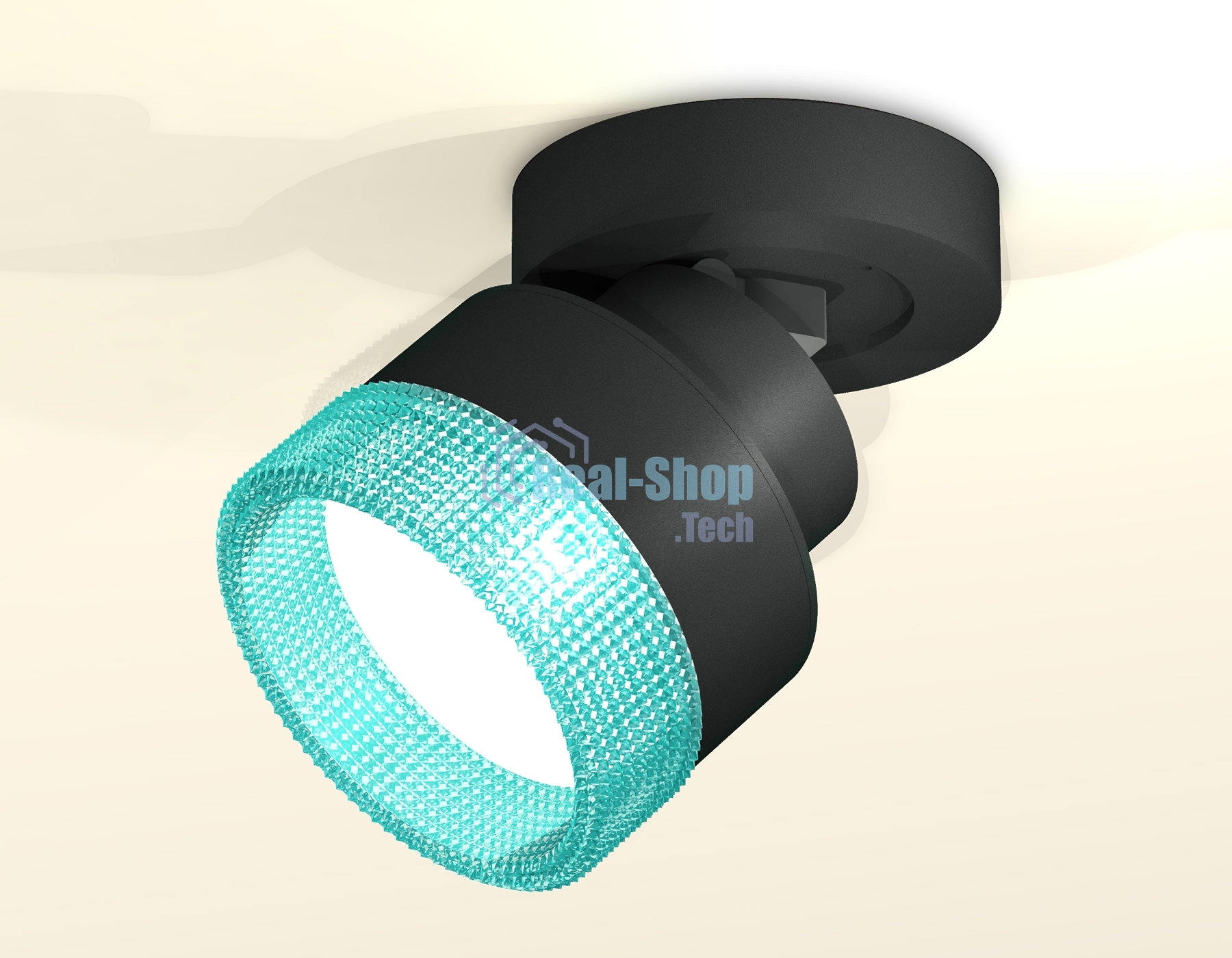 Светильник Ambrella Light XM8102043 SBK/BL черный песок/голубой GX53 (A2229, A2106, C8102, N8488)