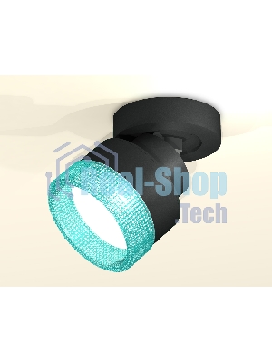 Светильник Ambrella Light XM8102043 SBK/BL черный песок/голубой GX53 (A2229, A2106, C8102, N8488)