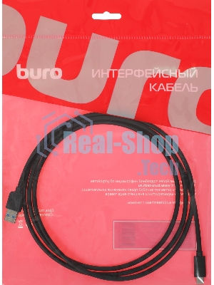 Кабель Buro BU-USB3.2-AC-1.8MB USB (m)-USB Type-C (m) 1.8м черный пакет