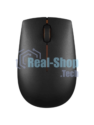 Мышь беспроводная Lenovo 300 черный, 1000 dpi, радиоканал, USB, кнопки - 3