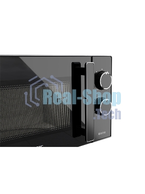 Микроволновая печь Centek CT-1560 черный, 20 л, 700 Вт, переключатели - поворотный механизм