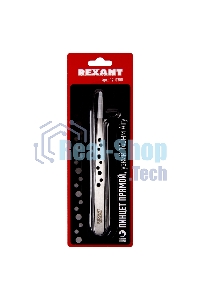 Пинцет прямой, узкий Rexant 140 мм Airy (блистер)