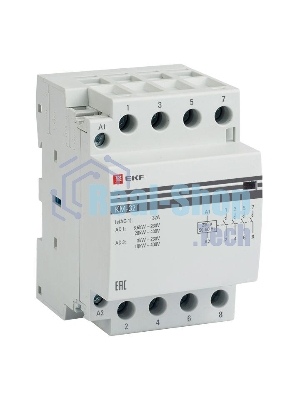 Контактор модульный КМ 32А 4NО (3 мод.) EKF km-3-32-40