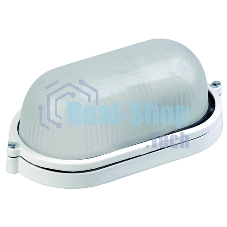 Светильник НПП 1401 60Вт E27 IP54 бел. овал ИЭК LNPP0-1401-1-060-K01