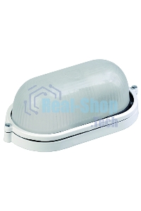 Светильник НПП 1401 60Вт E27 IP54 бел. овал ИЭК LNPP0-1401-1-060-K01