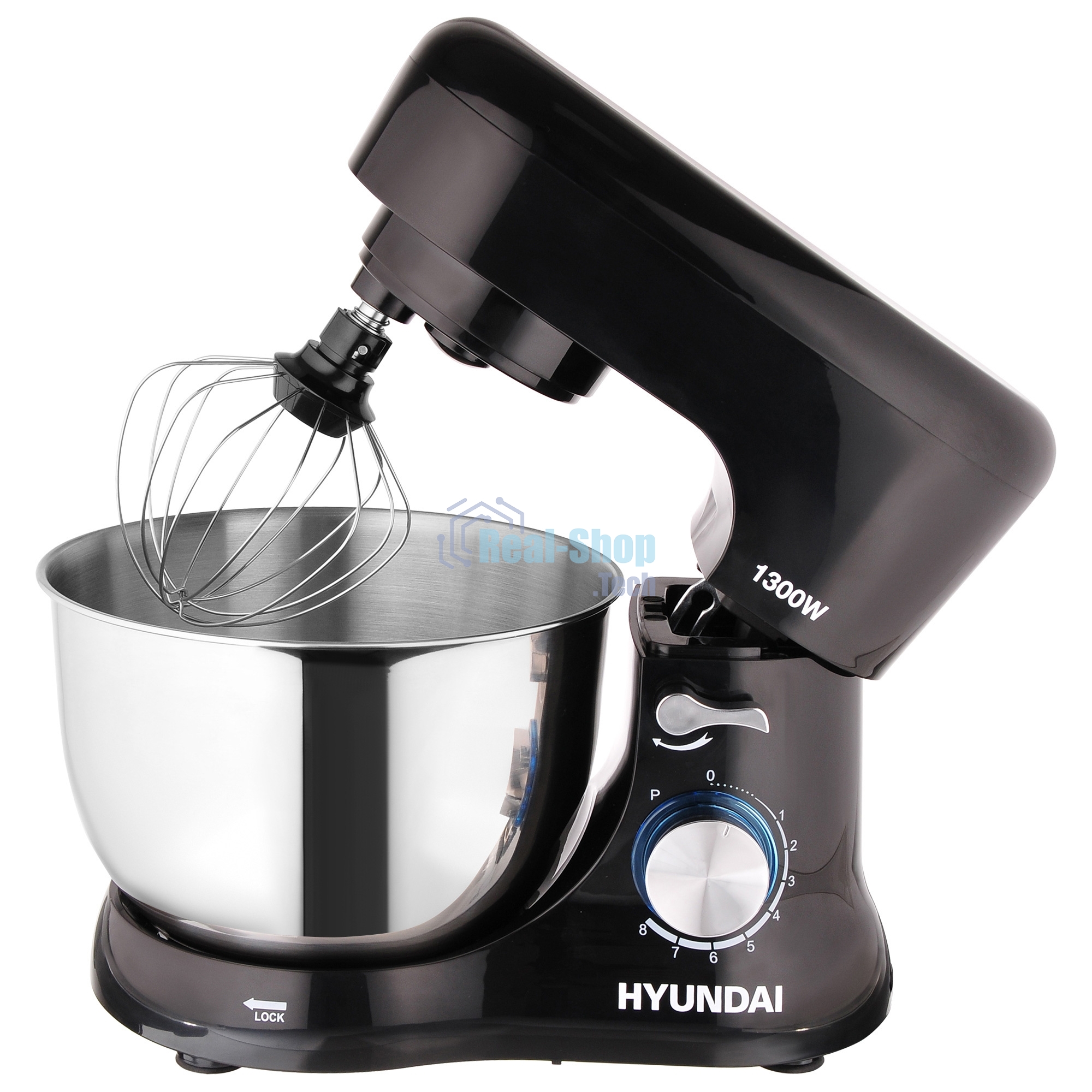 Миксер планетарный Hyundai HYM-S5461 1200Вт черный