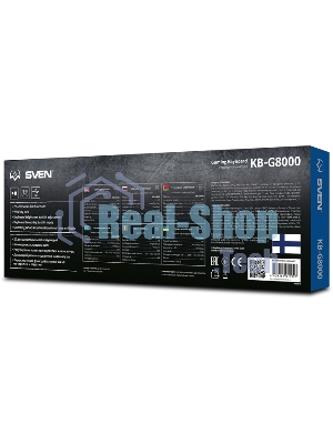 Клавиатура проводная SVEN KB-G8000 USB черный