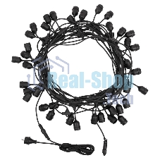 Шина в виде ленты Neon-night Belt-Light 2 жилы, шаг 40 см подвесные патроны E27 влагостойкая IP65