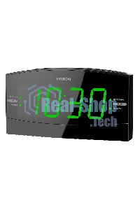 Радиобудильник Hyundai H-RCL238 черный LCD подсв:зеленая часы:цифровые FM