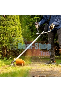 Триммер бензиновый Denzel DTL-43, 43 см3, неразъемная штанга, состоит из 2 частей