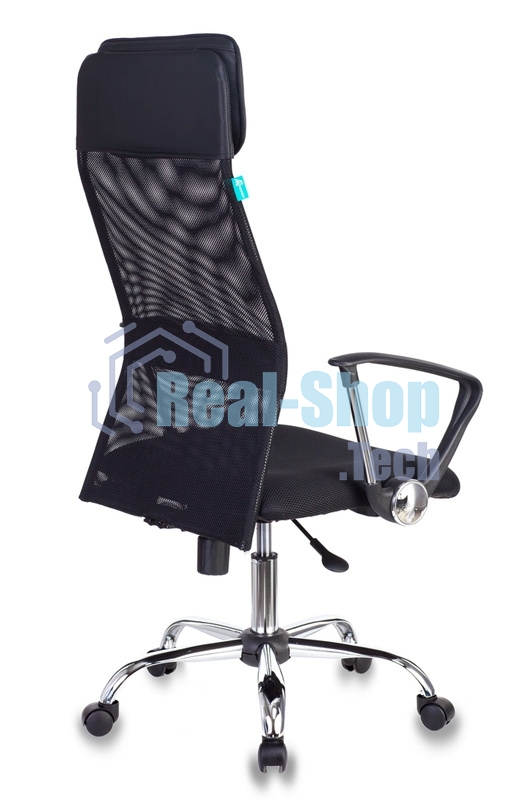 Кресло руководителя Бюрократ KB-6N/SL/B/TW-11 TW-01 TW-11 черный, сетка, крестовина хром