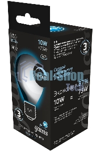 Лампа cветодиодная Gauss Filament А160 10W 890lm 4100К Е27 milky диммируемая LED