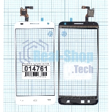 Сенсорное стекло (тачскрин) для Alcatel Idol 2 mini S 6036Y белое