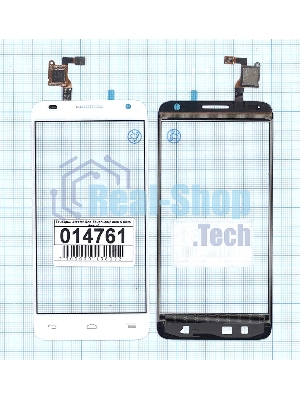 Сенсорное стекло (тачскрин) для Alcatel Idol 2 mini S 6036Y белое