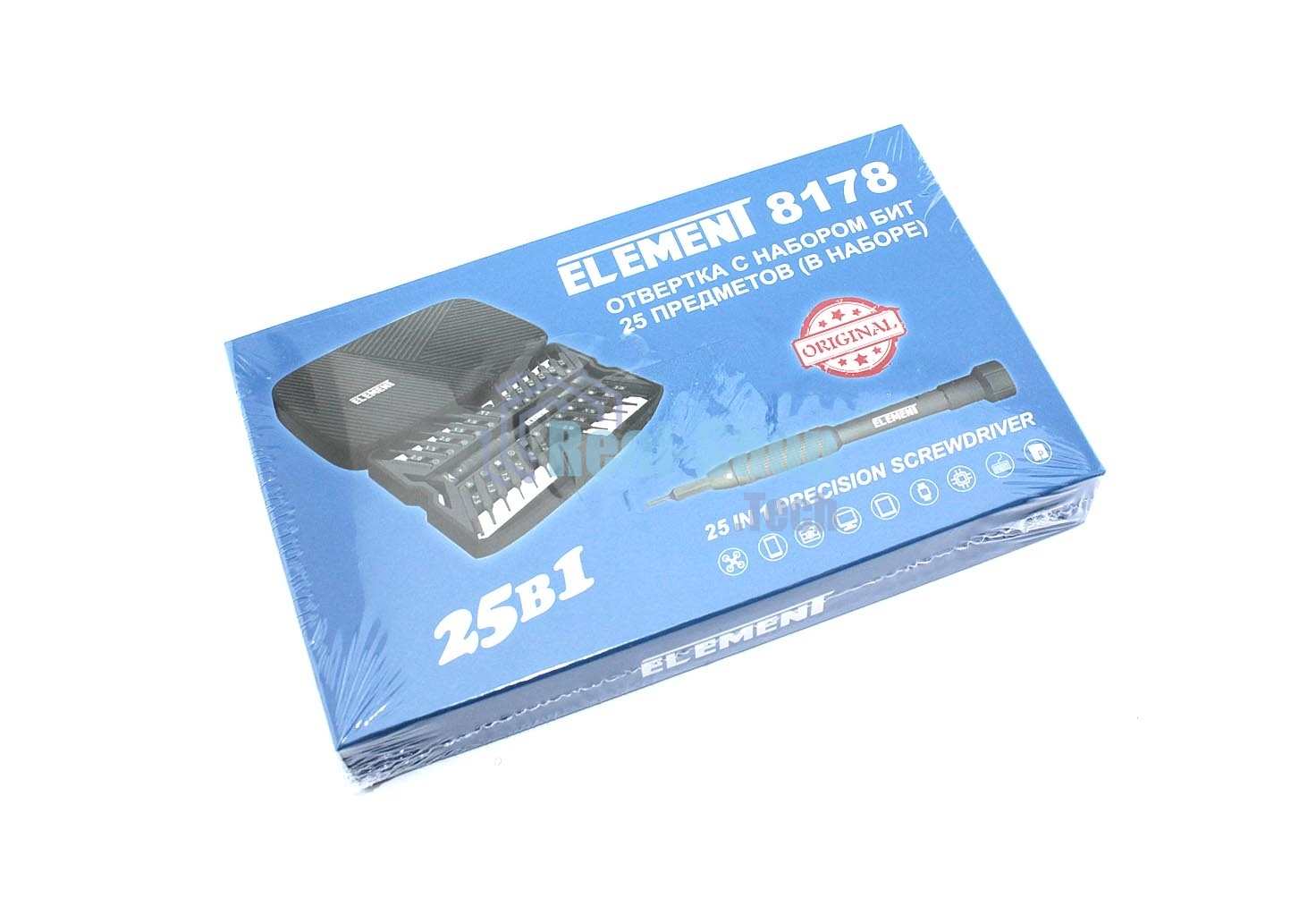 Отвертка с набором бит ELEMENT 8178