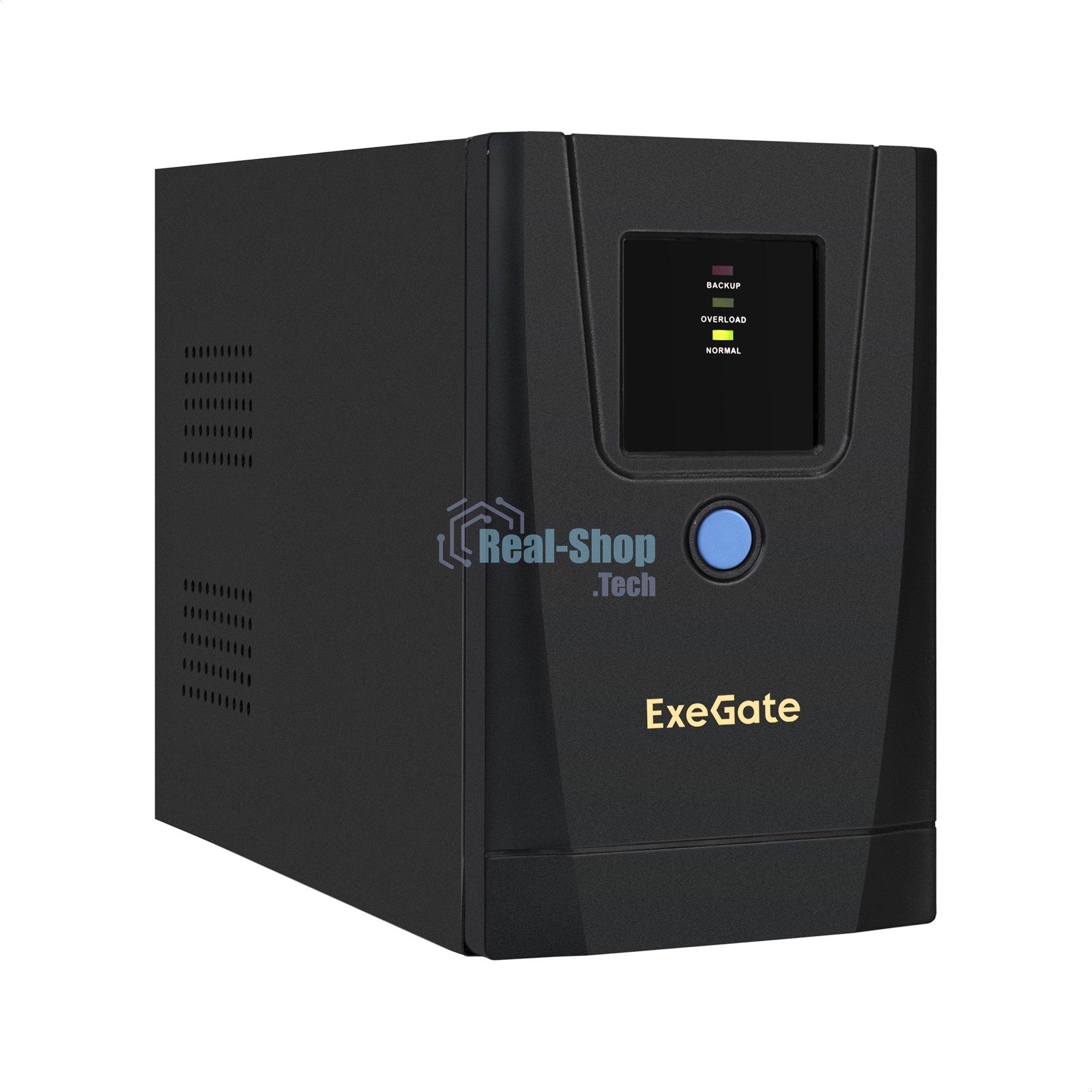 Источник бесперебойного питания ExeGate SpecialPro UNB-1000.LED.AVR.1SH.2C13.RJ.USB 1000VA/550W, LED, AVR,1*Schuko+2*C13, RJ45/11,USB, металлический корпус, черный