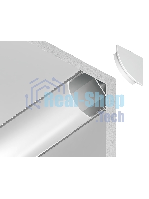 Алюминиевый профиль Ambrella light GP2100AL серебро 2000*15.7*15.7