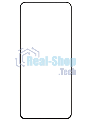 Защитное стекло для экрана Redline черный для Realme 12 4G 2.5D 1шт. (УТ000039355)
