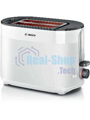 Тостер Bosch TAT2M121 белый, 950 Вт, 2 слота