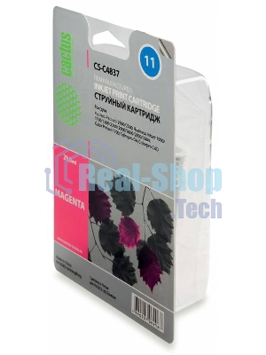 Картридж струйный Cactus CS-C4837 пурпурный (29 мл) для №11 HP 2000/2500/1000/1100/1200