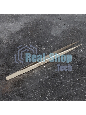 Пинцет прямой, узкий Rexant 140 мм Airy (блистер)