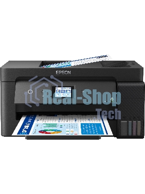 МФУ струйное Epson L14150, (C11CH96404/C11CH96505/C11CH96403/C11CH96502/C11CH96507), A3, цветной, печ. 38 стр/мин (ч/б) 24 стр/мин (цв.), 1200 x 4800 dpi (печать) 1200x2400dpi (скан.), USB, RJ-45, Wi-Fi