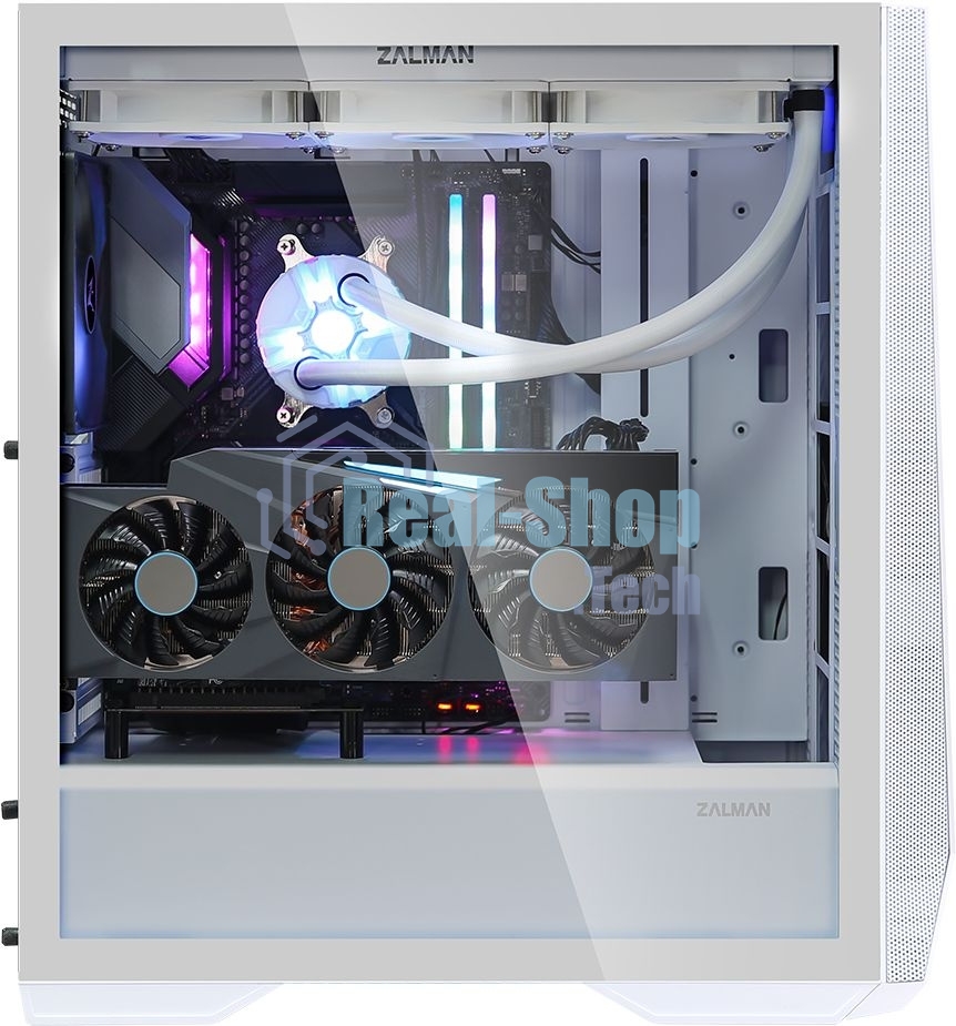 Компьютерный корпус Zalman Z9 Iceberg белый без БП ATX 3x120мм 2x140мм 4xUSB 2.0 audio bott PSU