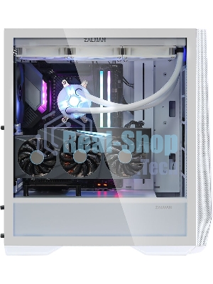 Компьютерный корпус Zalman Z9 Iceberg белый без БП ATX 3x120мм 2x140мм 4xUSB 2.0 audio bott PSU