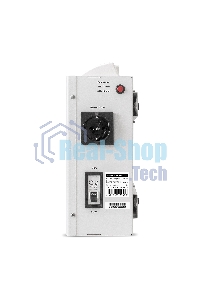 Стабилизатор напряжения ExeGate Master Turbo AVS-8000 (8000ВА, 100-265В, цветной дисплей, 220В±8%, КПД 98%, 5 уровней защиты, задержка, усиленный метал.корпус, клем.колодка+евророзетка, RTL)