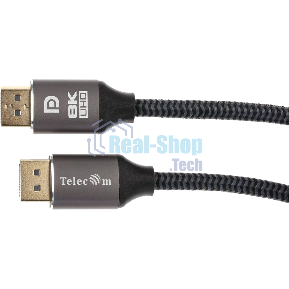 Кабель соединительный DP-DP 1.4V 8K@60Hz 1.5м, Telecom Pro TCG750-1.5M