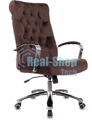 Кресло Бюрократ T-9928SL Fabric Italia 6 коричневый, ткань