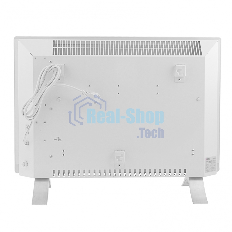 Конвектор Denzel OptiPrime-1500 белый, 1500 Вт, 20 м2, термостат, дисплей, WiFi