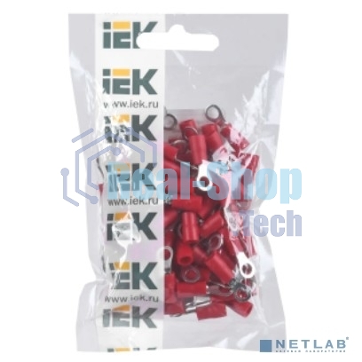 Наконечник НКИ 1.25-4 (кольцо 0.5-1.5) (уп.100шт) ИЭК UNL20-D15-4-4