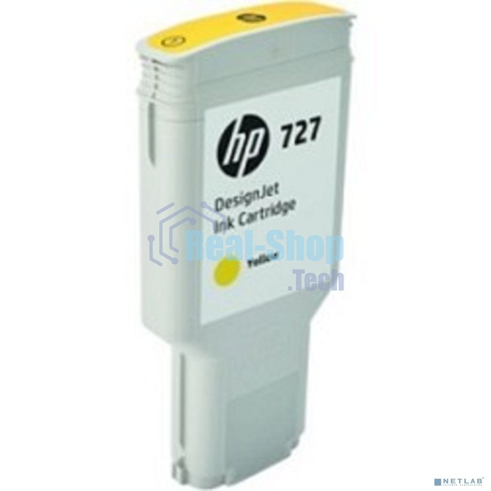 Картридж струйный HP 727 с желтыми чернилами для принтеров Designjet, 300 мл
