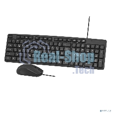 Комплект клавиатура + мышь CBR KB SET 709, USB. Клавиатура: 104 кл., офисн., 1,5 м. Мышь: 1000 dpi, 3 кн., 1,5 м