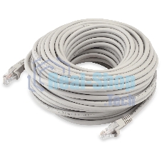 Патч-корд Buro UTP-5E-20M-G-LSZH UTP cat.5e 20м серый RJ-45 (m)-RJ-45 (m)