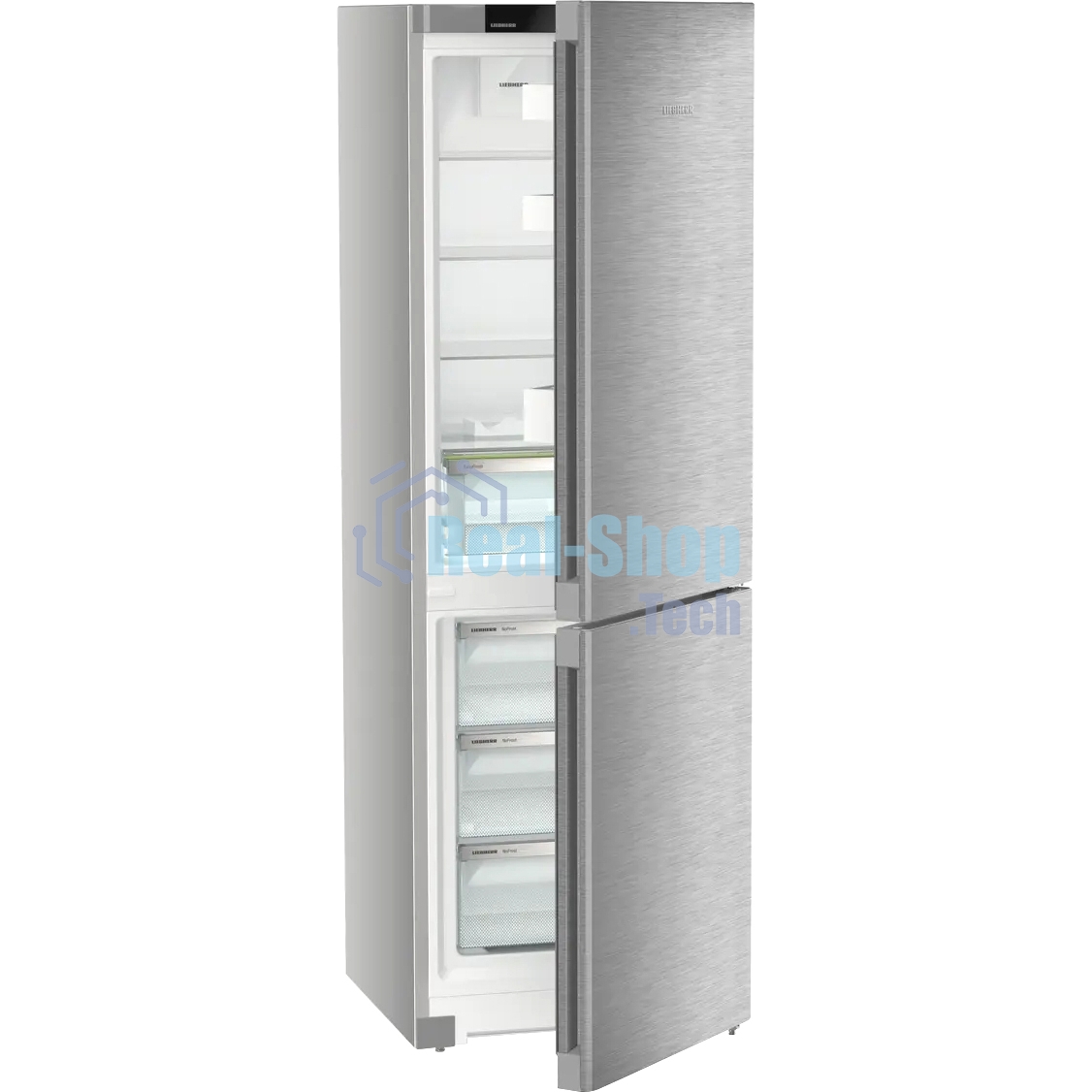 Холодильник Liebherr CNsdc 5203-22 001 серебристый двухкамерный 225/94 л морозилка снизу, No Frost
