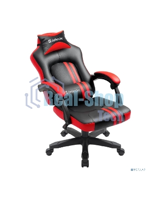 Кресло Defender MERCURY BLACK/RED черный/красный, экокожа