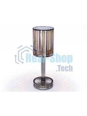 Настольная светодиодная лампа Ambrella light DE8071 GR серый LED RGB 3W (ПДУ RGB)