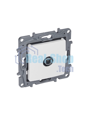Механизм розетки Legrand 1066932tv etika plus 2дБ звезда белый 672251