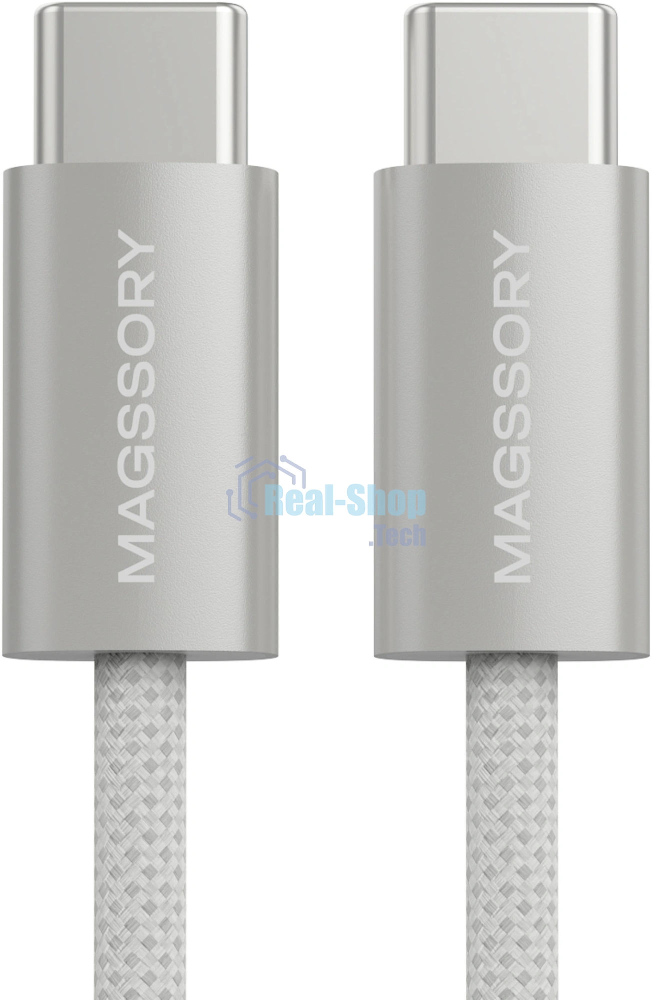 Кабель Magssory CBL002 USB Type-C (m)-USB Type-C (m) 1.5м белый коробка