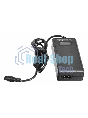 Блок питания Ippon D65U автоматический 65W 15V-19.5V 8-connectors 1.5A 1xUSB 2.1A от бытовой электросети LСD индикатор