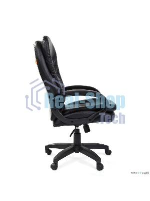 Кресло Chairman 795 LT черный, экокожа, 120 кг, механизм качания